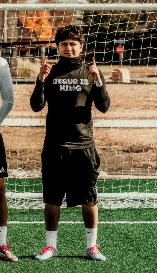 JESUS IS KING COMPRESSION "BLACK"