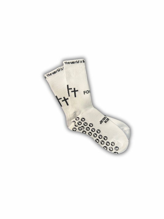 FAITHNFOOTY "THREE CROSS" GRIP SOCKS